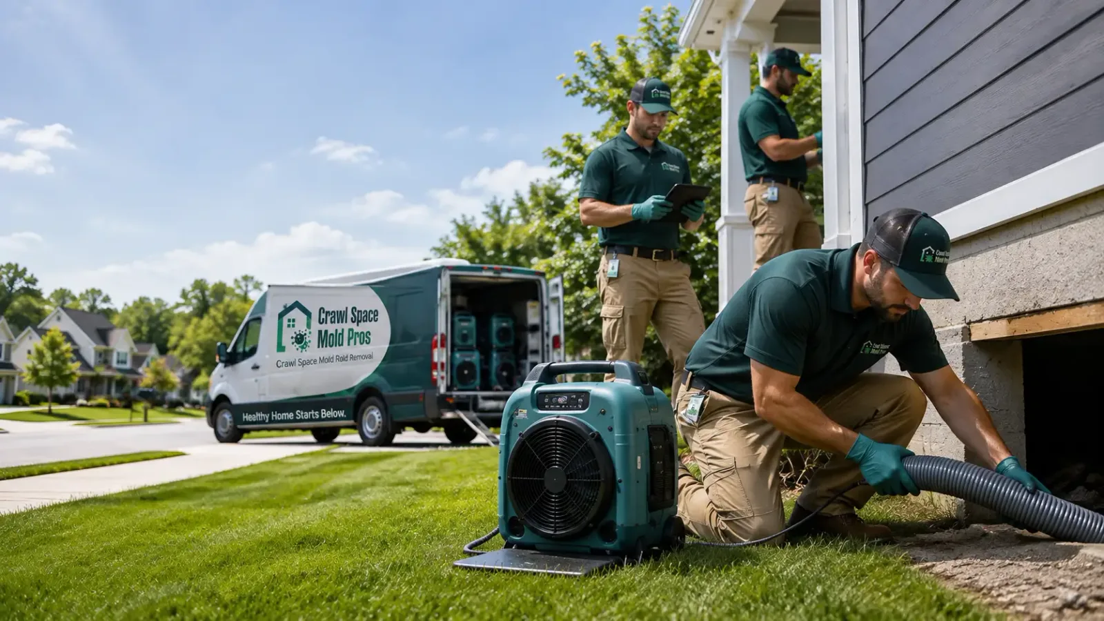 Crawl Space Mold Removal in Clements, MD